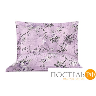 Постельное белье Карвен Stripe Satin с цветным принтом 1.5 спальное N249 -SB015(4пр.)