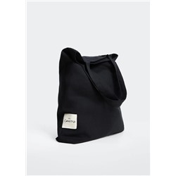 Bolso shopper algodón -  Mujer | MANGO OUTLET Melilla