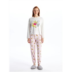 LC Waikiki Bisiklet Yaka Winnie the Pooh Baskılı Uzun Kollu Kadın Pijama Takımı, LCW DREAM                                            
                                            Bisiklet Yaka Winnie the Pooh Baskılı Uzun Kollu Kadın Pijama Takımı