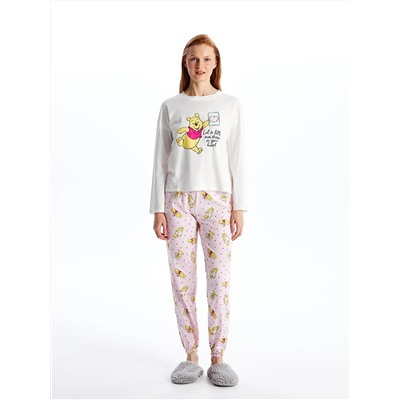 LC Waikiki Bisiklet Yaka Winnie the Pooh Baskılı Uzun Kollu Kadın Pijama Takımı, LCW DREAM                                            
                                            Bisiklet Yaka Winnie the Pooh Baskılı Uzun Kollu Kadın Pijama Takımı