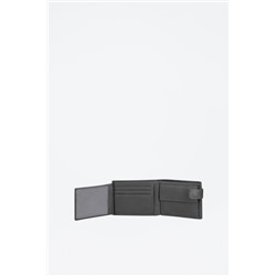 Cartera de piel Chief Gris oscuro