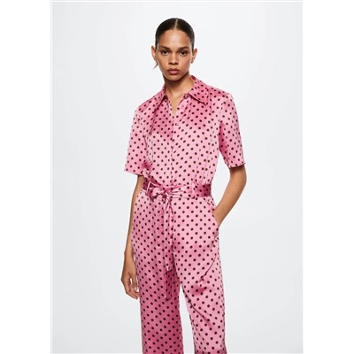 Mono cinturón lunares -  Mujer | MANGO OUTLET España