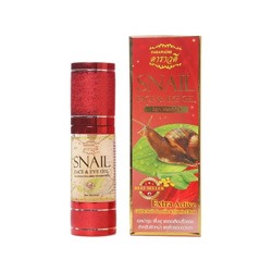 Золотой гель для лица и глаз с улиткой и коллагеном 30 ml Darawadee /SNAIL face & eye gel Darawadee 30 ml/