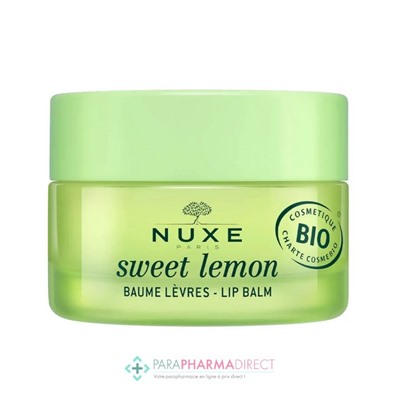 Nuxe Sweet Lemon Baume Lèvres BIO 15g