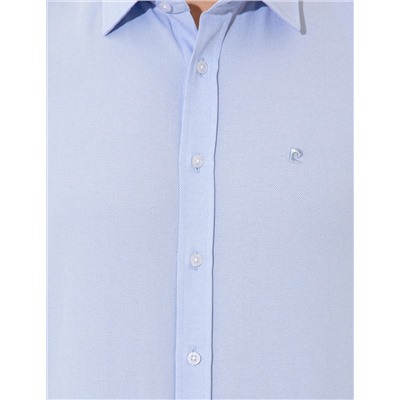 Gri Slim Fit Oxford Gömlek