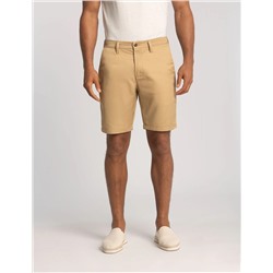 STRETCH TWILL SHORTS WITH COMFORT BAND