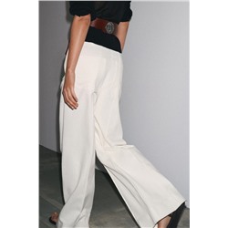 ZW COLLECTION HIGH-WAIST WIDE-LEG JEANS