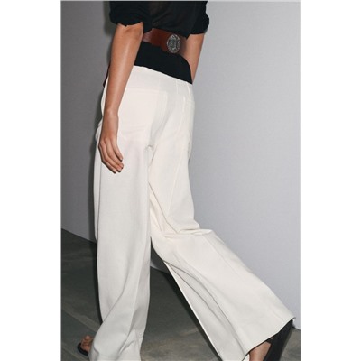 ZW COLLECTION HIGH-WAIST WIDE-LEG JEANS
