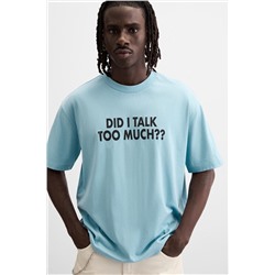CAMISETA TEXTO ESTAMPADO