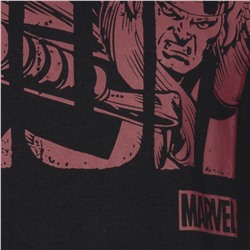 THOR MARVEL Text Herren T-Shirt FBMTS312BLK