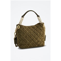 Bolso de piel Hina Verde botella