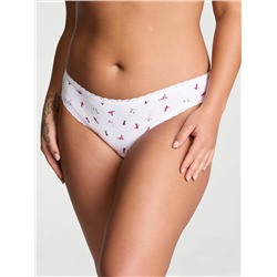 Lace-Waist Bikini Panty