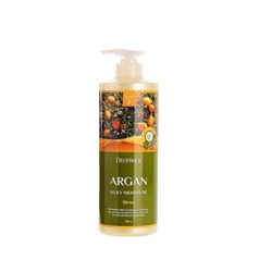 DEOPROCE RINSE ARGAN SILKY MOISTURE Смягчающий бальзам для волос с аргановым маслом 1000мл
