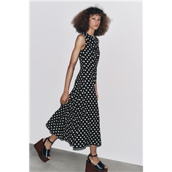ZW COLLECTION POLKA DOT MIDI DRESS