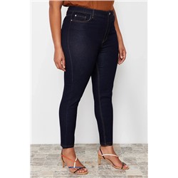 Koyu Mavi Estra Esnek Skinny Jeans TBBSS24CJ00006