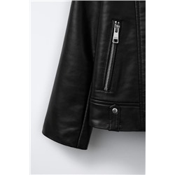 LEATHER EFFECT JACKET