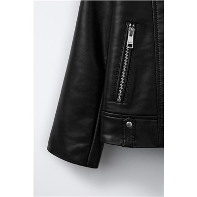 LEATHER EFFECT JACKET