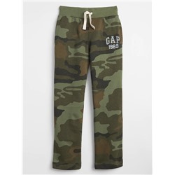Kids Gap Logo Pants In Fleece