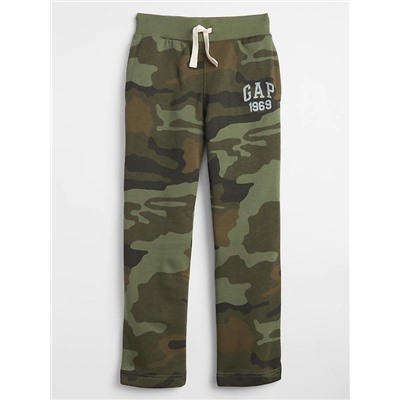 Kids Gap Logo Pants In Fleece