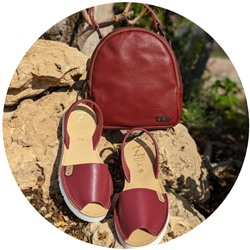 AB.Zapatos · 3202 · Granate+AB.Z · Pelle · mochila NAPA (630) Burdeos АКЦИЯ