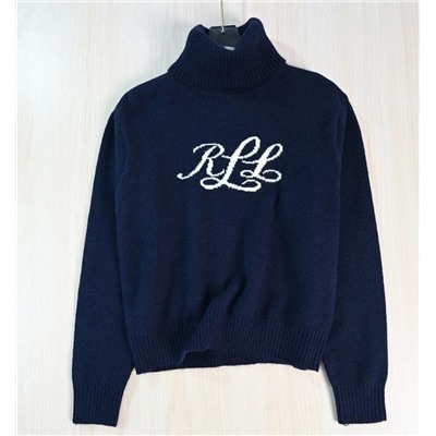 Женский  жаккардовый свитер с высоким воротом RALPH LAURE*N ОРИГИНАЛ!