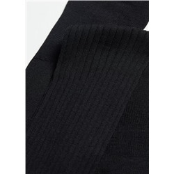 Lange gerippte Herrensocken mit Fil d‘Ecosse