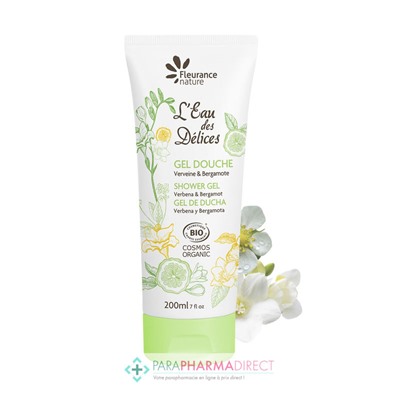 Fleurance Nature Gel Douche - Verveine & Bergamote - BIO 200 ml