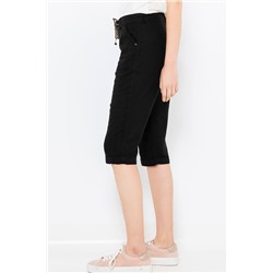 Pantalón pirata Negro