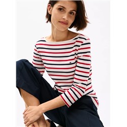 Stripe Boatneck T-Shirt