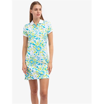 TIE DYE POLO DRESS