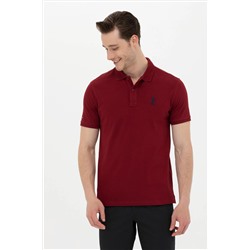 Erkek Plum Basic Polo Yaka Tişört