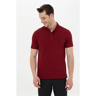 Erkek Plum Basic Polo Yaka Tişört