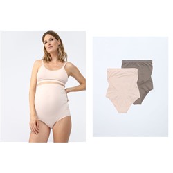 PACK OF 2 HIGH-WAIST MATERNITY BRIEFS