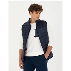 Lacivert Slim Fit Kapitone Şişme Yelek