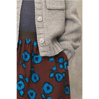 LIMITED EDITION FLORAL PRINT MIDI SKIRT