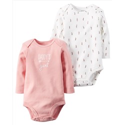 2-Pack Long-Sleeve Bodysuits