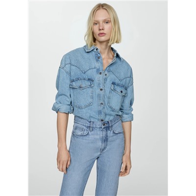 Jeans rectos tiro medio