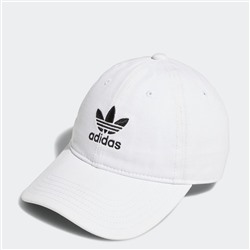 Relaxed strap-back hat