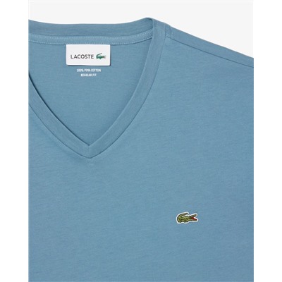 Men's Lightweight Pima Cotton V-Neck T-Shirt