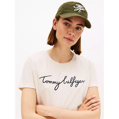 Embroidered Signature Crewneck T-Shirt