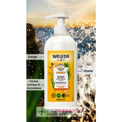 Weleda Energy - Gel Douche Dynamisant - BIO 400 ml