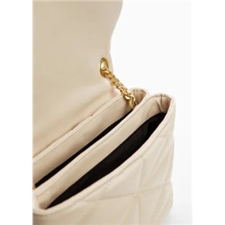 Bolso acolchado solapa