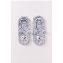 Calcetines slip on perro azul