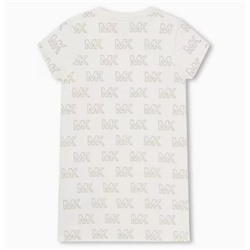 Платье для девочек с круглым вырезом и короткими рукавами