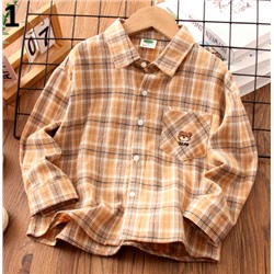 Хлопковая рубашка для мальчиков