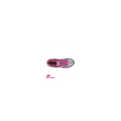 Skechers GO Run Vortex Charcoal/Hot Pink Athletic Shoe