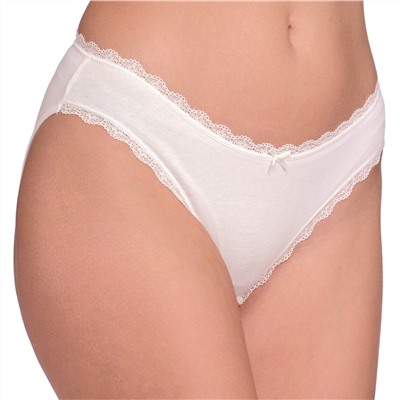 3 Damen Slips mit Spitzendetails