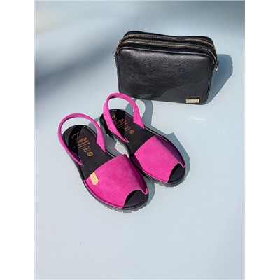 КОМБО Ab.Zapatos • 3106-8 • magenta+ AB.ZAPATOS Pelle 21-20 (370) negro АКЦИЯ