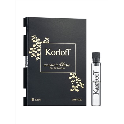 KORLOFF PARIS UN SOIR A PARIS edp (w)  1.2ml
