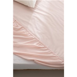 Manon King Size %100 Pamuk Ranforce Lastikli Çarşaf - Açık Pudra